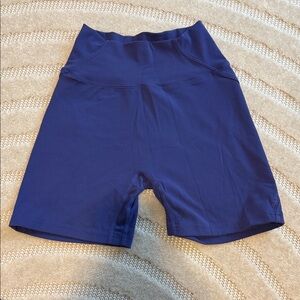 Women's Blue alphalet Shorts